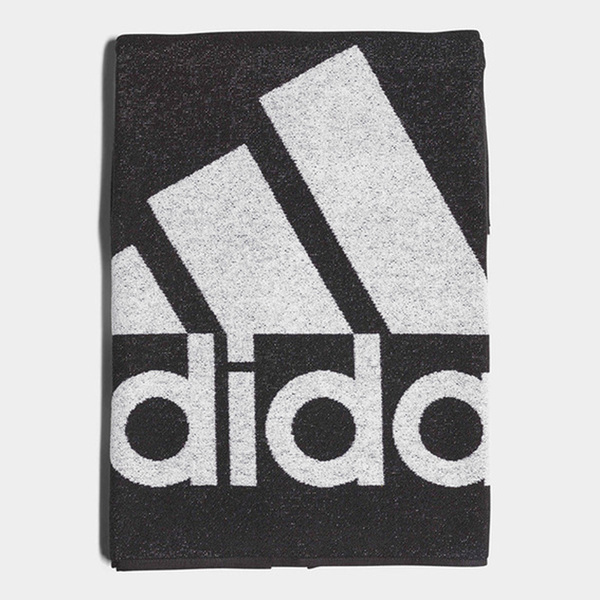 Adidas Towel L 70x140cm DH2866 毛巾 運動 健身 吸水 吸汗 舒適 快乾 黑白 大