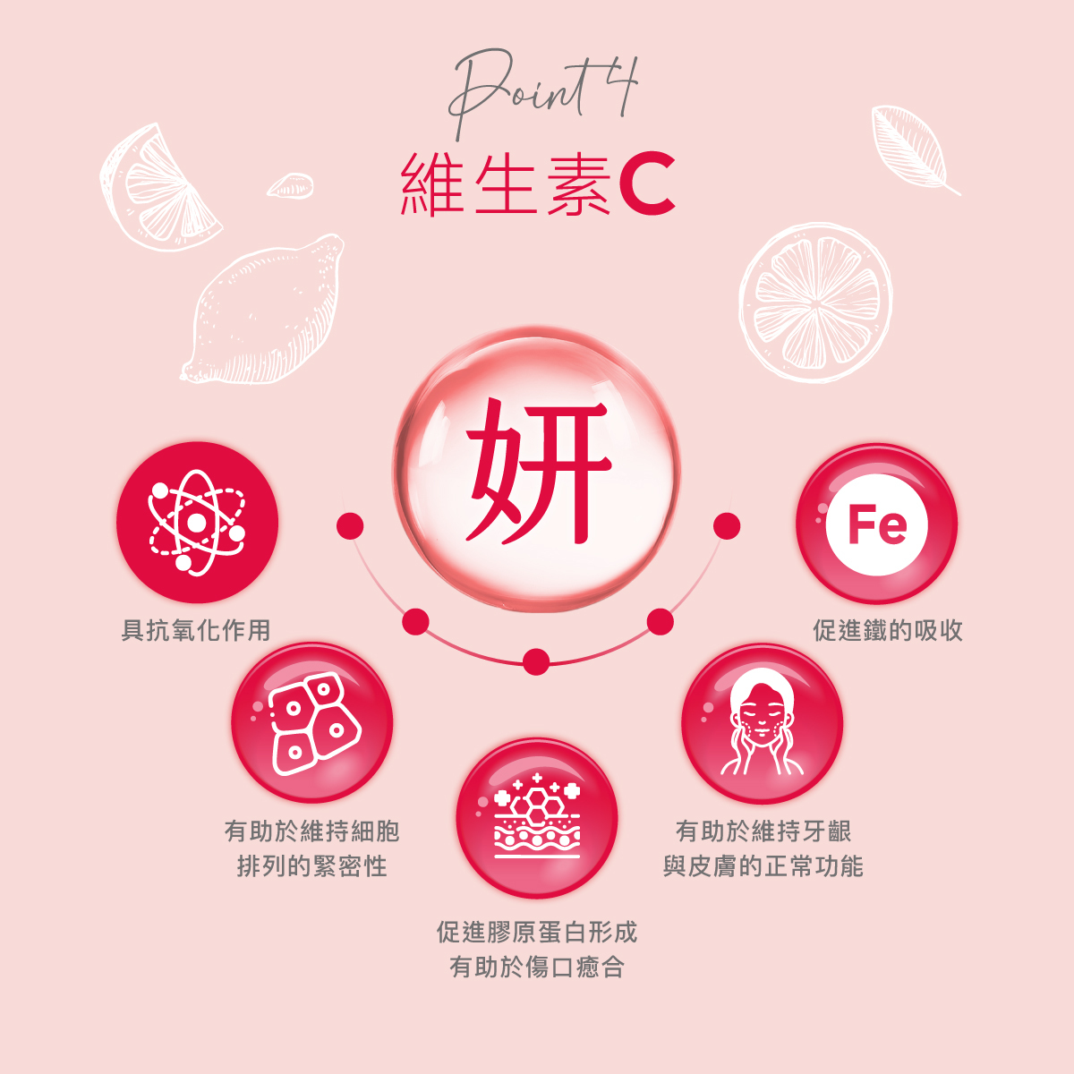 維生素C.維他命C.抗氧化.膠原蛋白