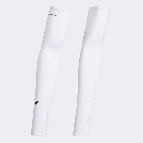Adidas W UV ARM Sleeve IB0313 男女 袖套 高爾夫球 慢跑 單車 防曬 吸濕排汗 白