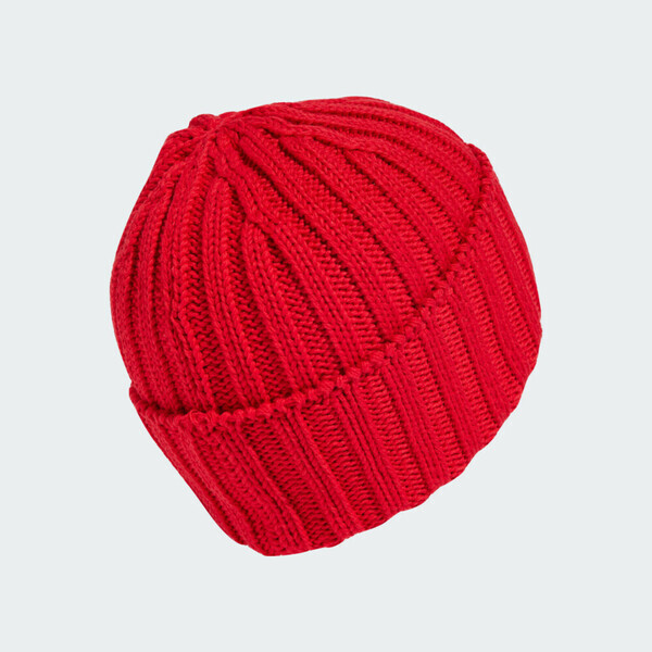 Adidas Beanie IY4620 毛帽 經典 休閒 三葉草 LOGO 舒適 保暖 紅