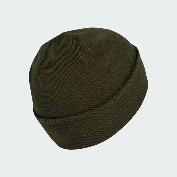 Adidas AC Cuff Knit IY7030 毛帽 針織帽 保暖 三葉草 舒適 深橄欖綠