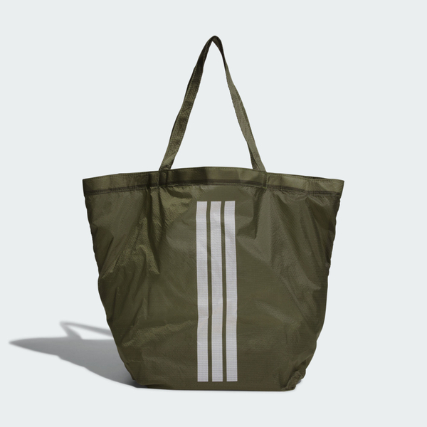 Adidas Packable Bag JZ1716 收納托特包 肩背包 購物包 墨綠