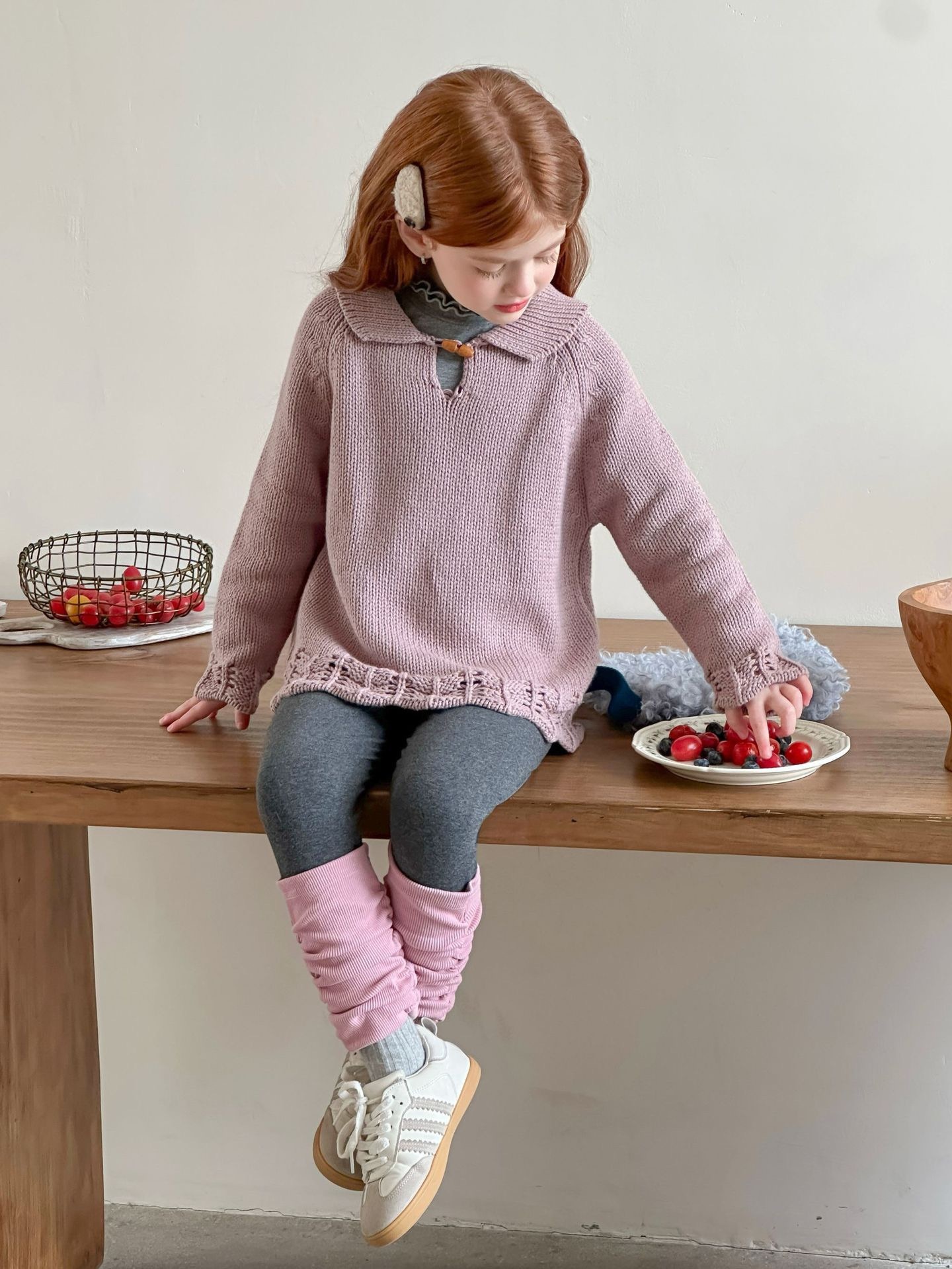 甜美韓系針織上衣