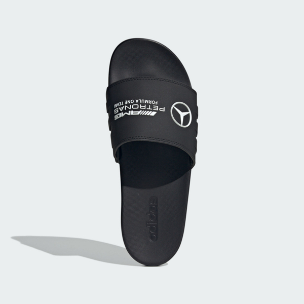 Adidas Adilette Comfort Mercedes JR1070 男 運動拖鞋 賓士聯名款 黑 白
