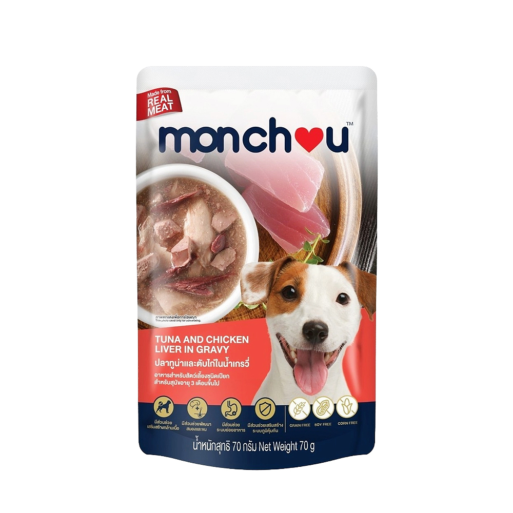 萌啾犬 真肉煲 鮪魚+雞肝 1號