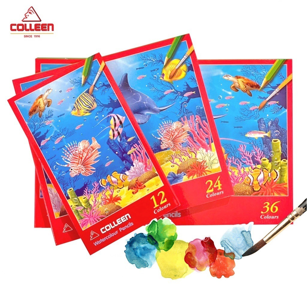 Colleen單頭水彩木顏色(12色)# CAP-912