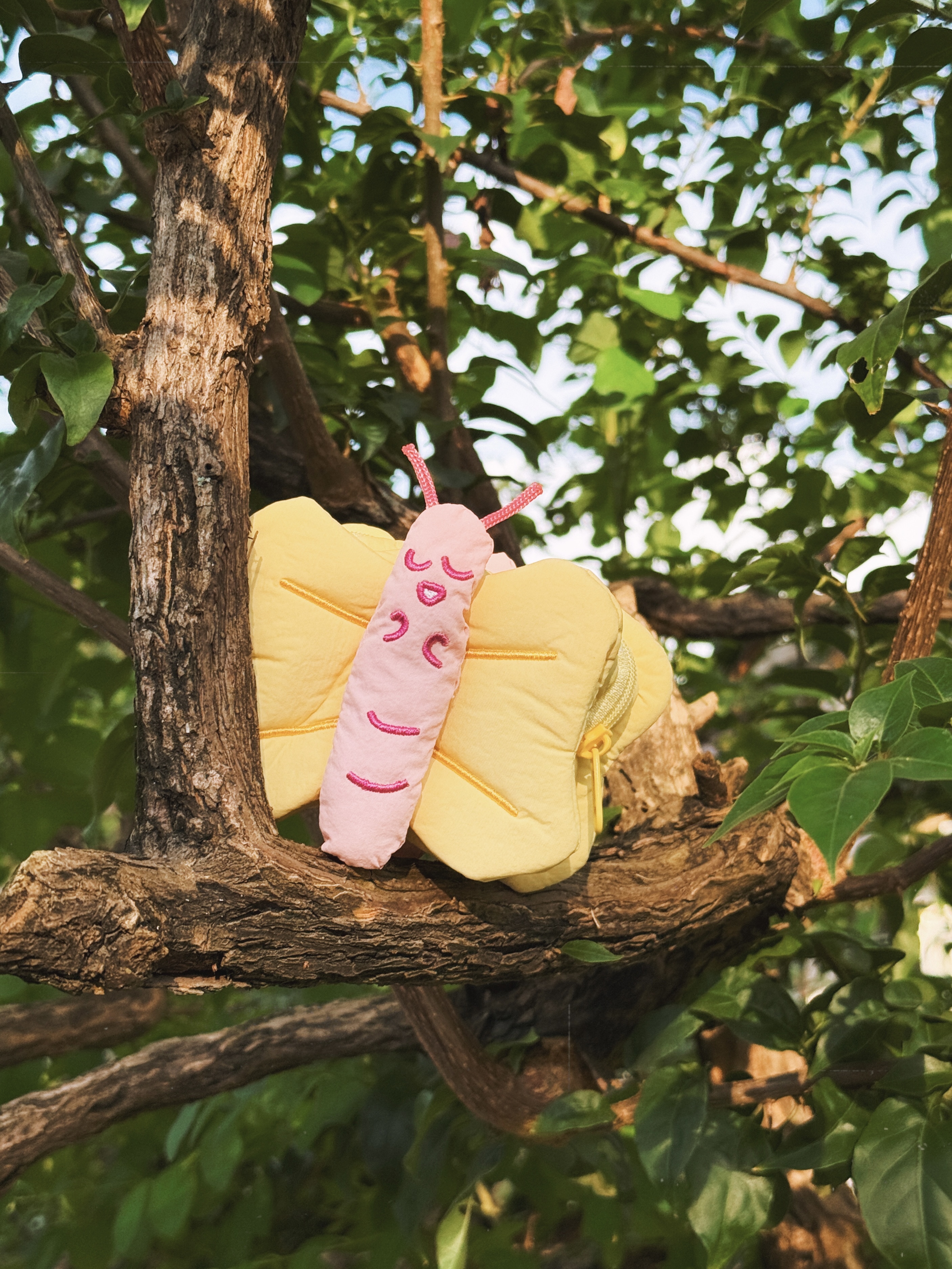 校蟲蝴蝶杯套包