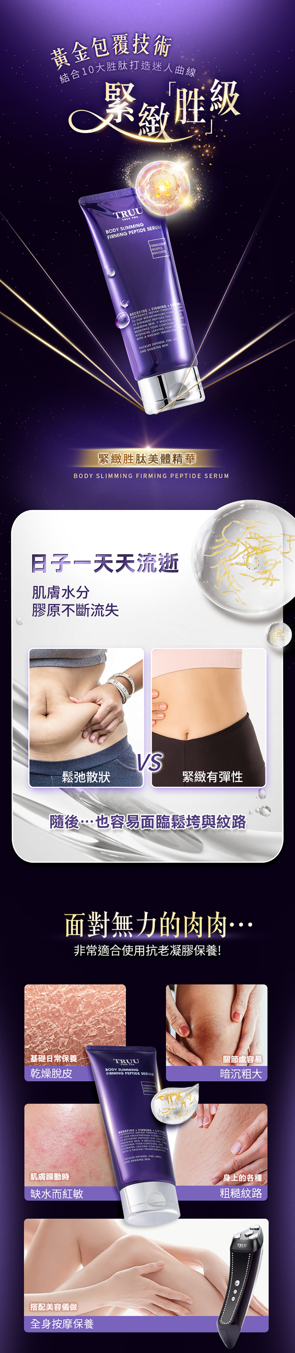 Truu 緊緻胜肽美體精華150g