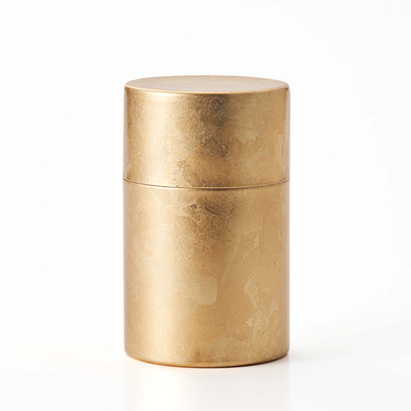 【漆磨】月袷 茶筒-大