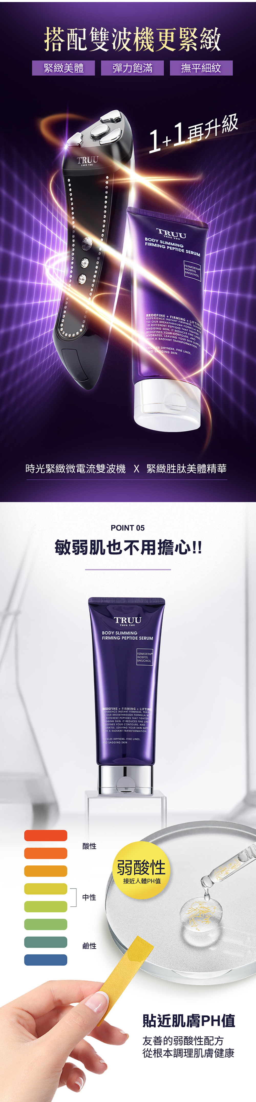 Truu 緊緻胜肽美體精華150g