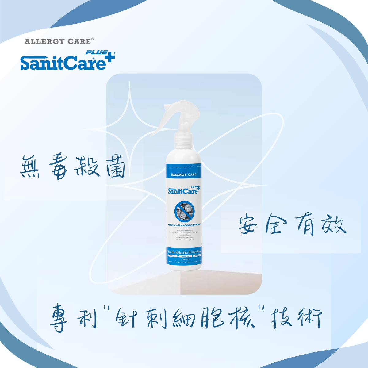 SanitCare PLUS 天然殺菌消毒噴劑(抗疫防敏加強版)