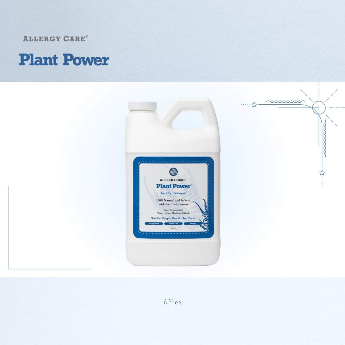 Plant Power 防敏感濃縮洗衣液