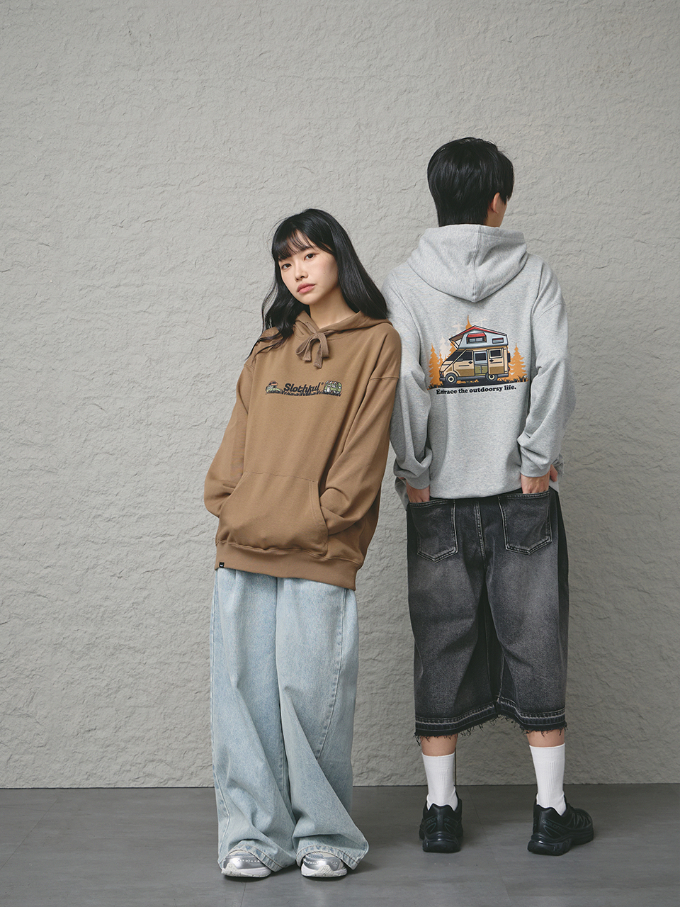 荒野冒險露營車連帽上衣