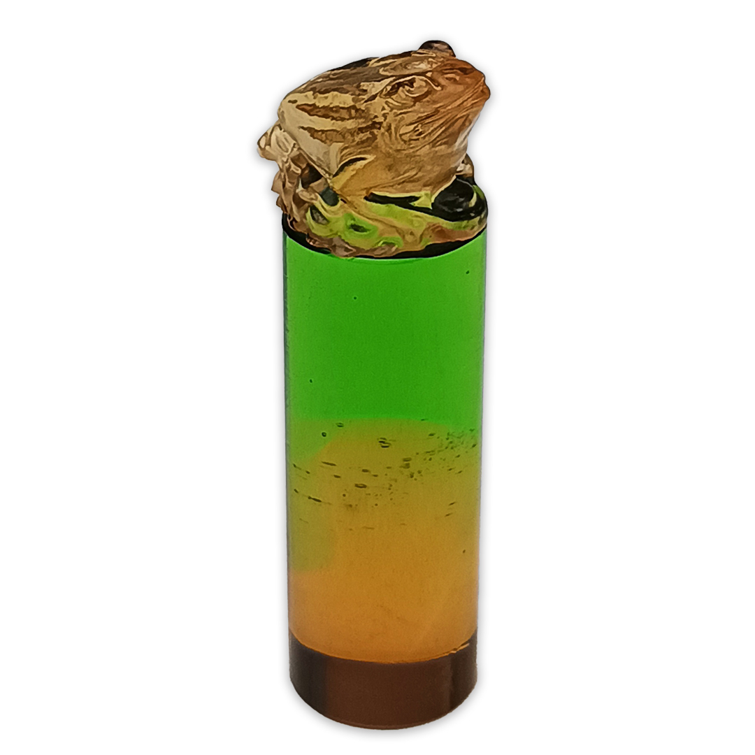 居家開運琉璃蟾蜍印章｜招財聚福吉祥擺件 送禮收藏首選