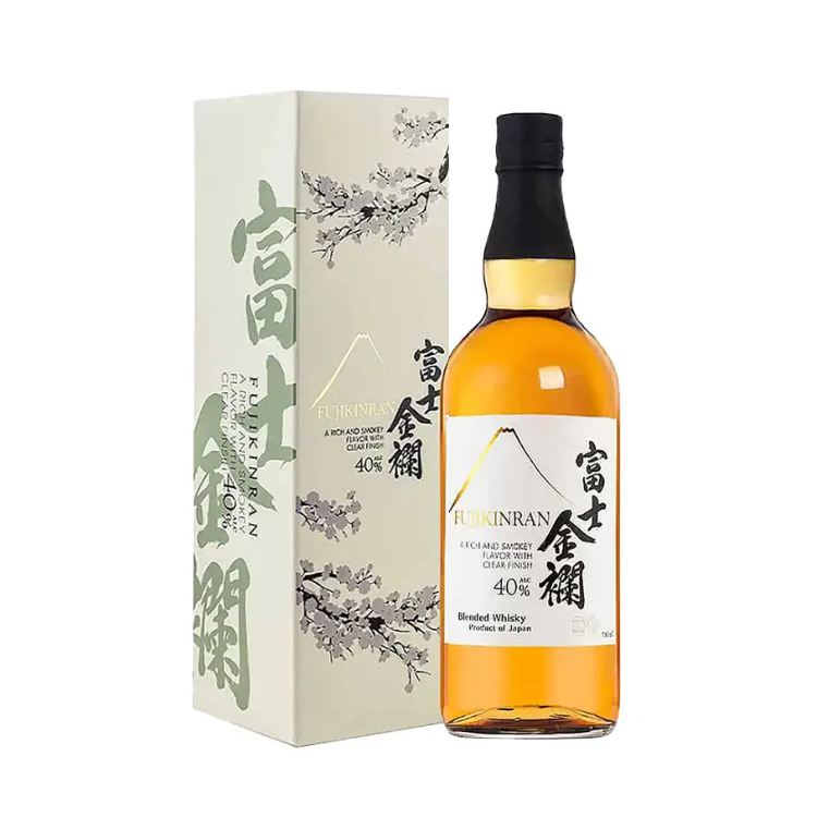 富士金襴日本調和威士忌 Fujikinran Japanese Blended Whisky (有盒) | Wine Time 酒在當下