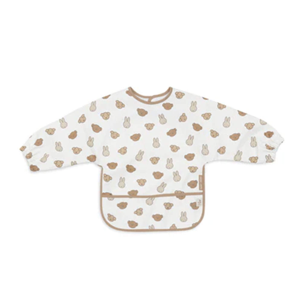 荷蘭Jollein 長袖防水圍兜-Miffy and Friends