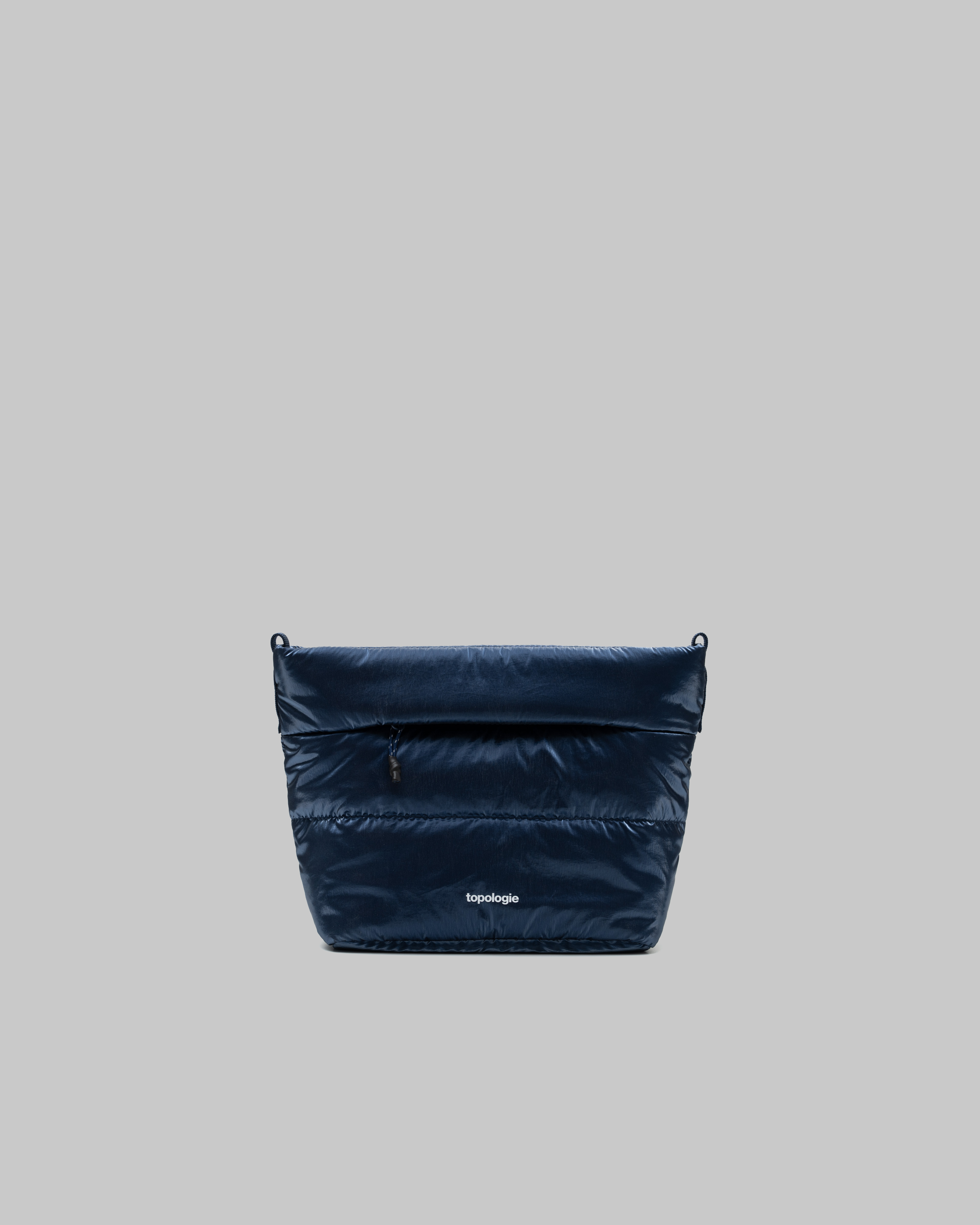 Besace 隨身抽繩包 | 金屬深海藍