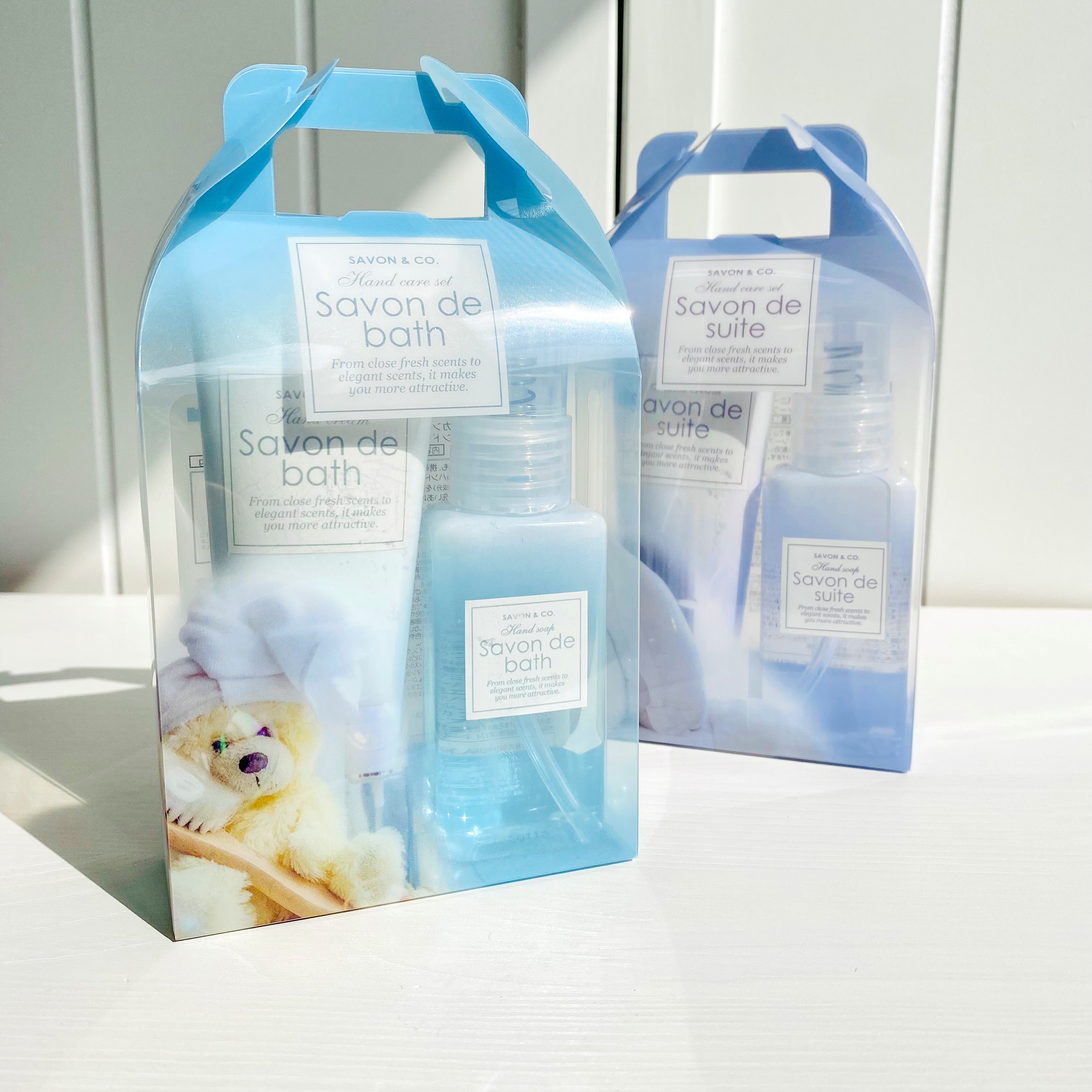 SAVON & CO 乾淨手手禮盒(水色鈴蘭/紫色花梨)