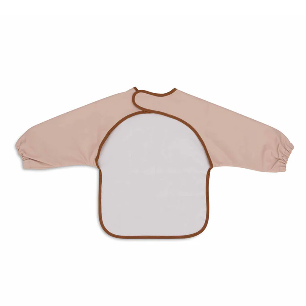 荷蘭Jollein Miffy Peekaboo長袖防水圍兜-Wild Rose