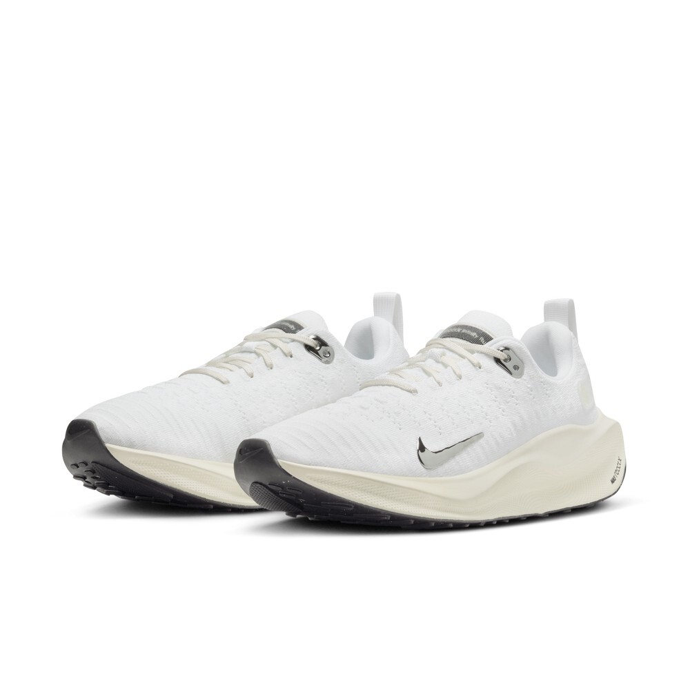 W Nike ReactX Infinity Run 4 White Chrome 全白 銀色小鈎 DR2670-104