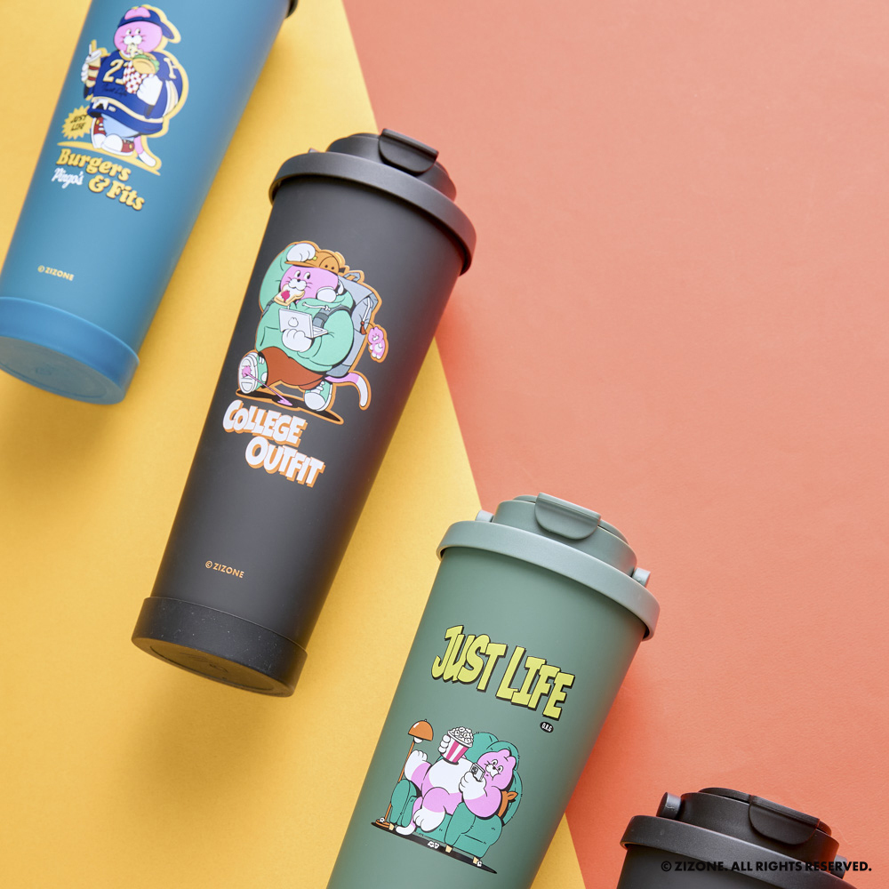 【 ZIZONE 】提把雙飲杯