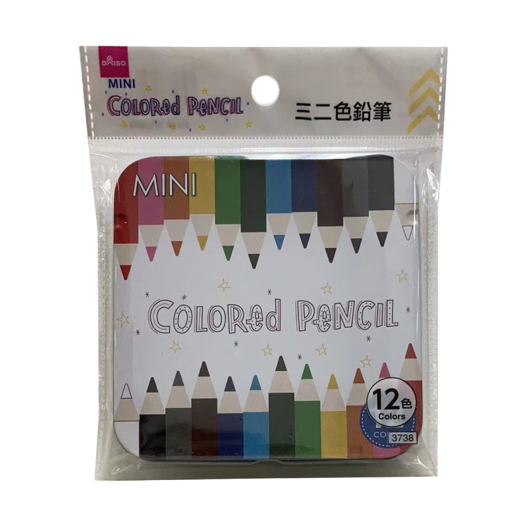 色鉛筆/迷你 12色