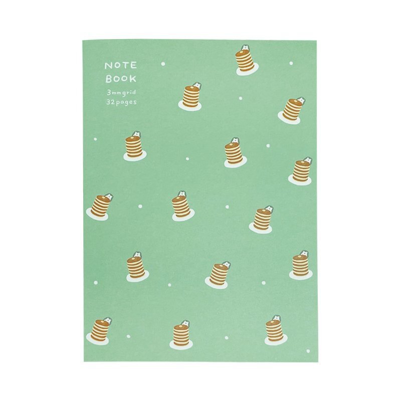 A5方格筆記本/鬆餅 32頁