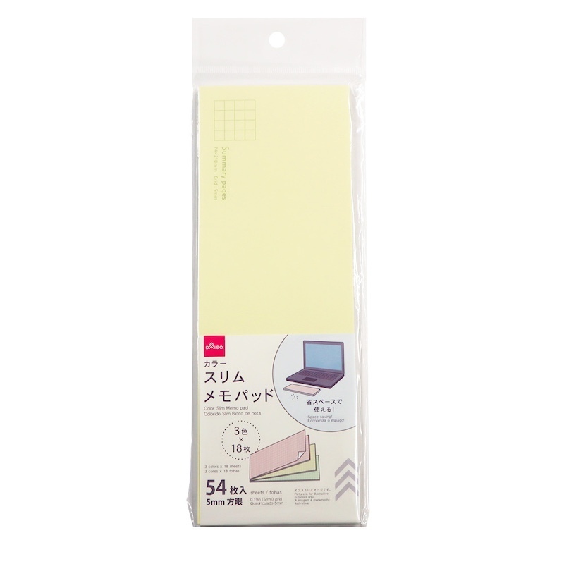 細長便條本/混色 7.4×21cm