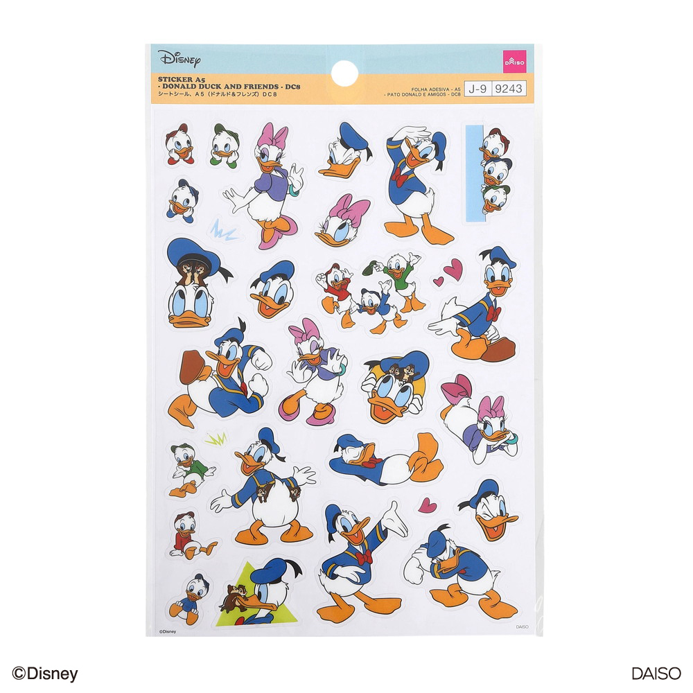 A5貼紙玩具/唐老鴨＆好友