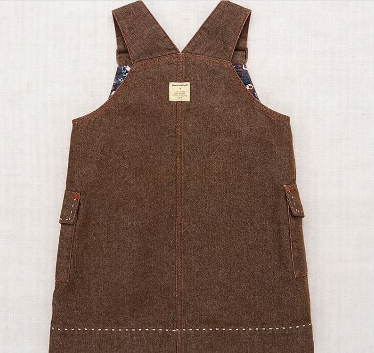 Misha & Puff 大口袋吊帶裙 Buckle Jumper Dress - Earth