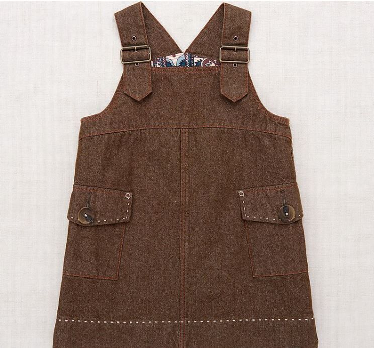 Misha & Puff 大口袋吊帶裙 Buckle Jumper Dress - Earth