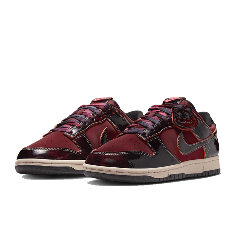 Nike Dunk Low SE Red Panda 黑紅熊貓 漆皮 HQ1965-600