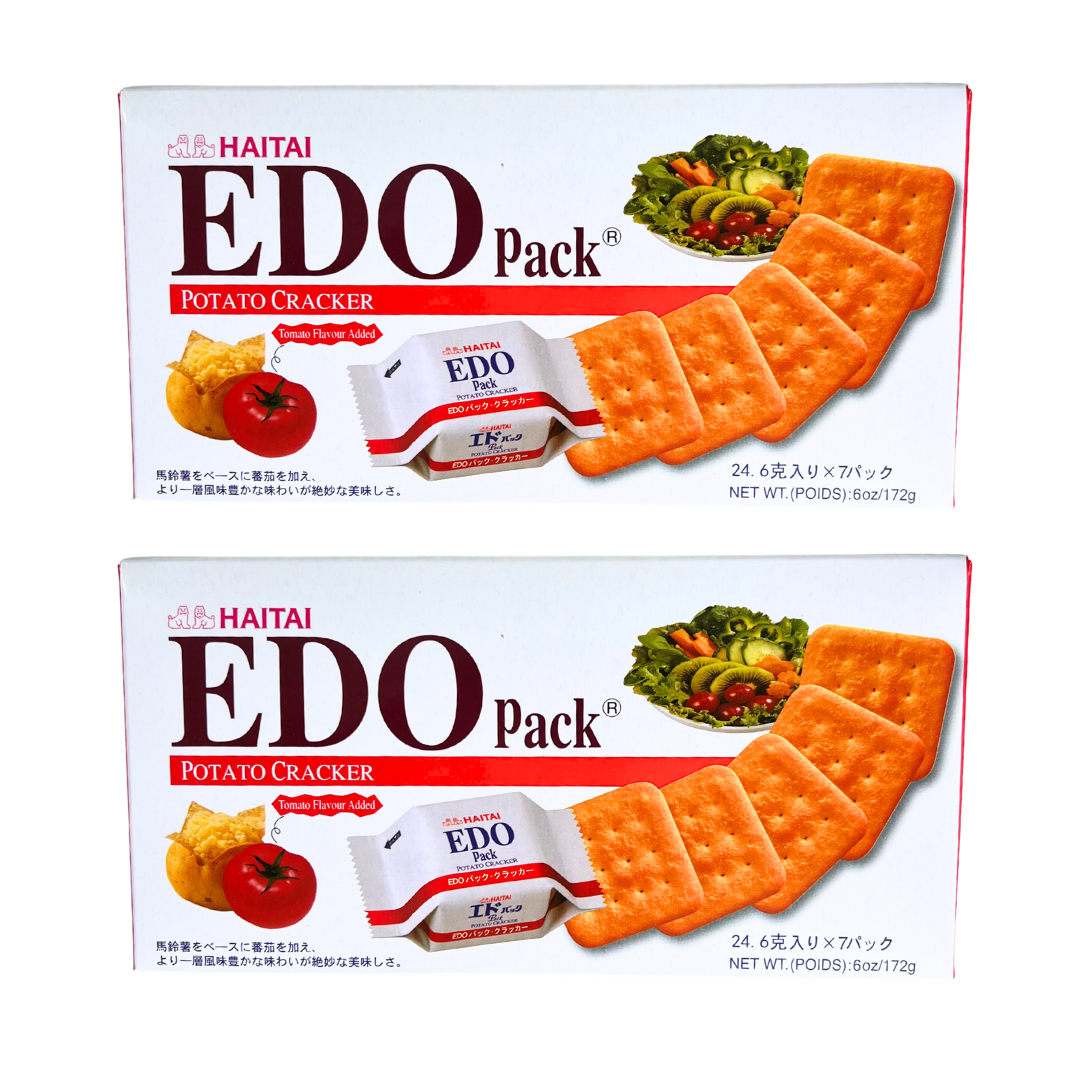 EDO PACK 蕃茄味薯仔餅  172g x 2