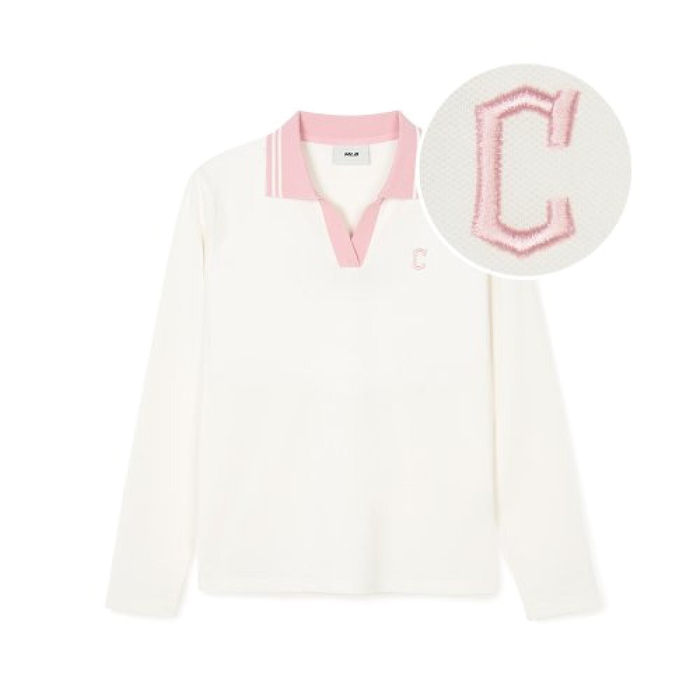 【直播】MLB LL081547 女裝有領長袖上衣