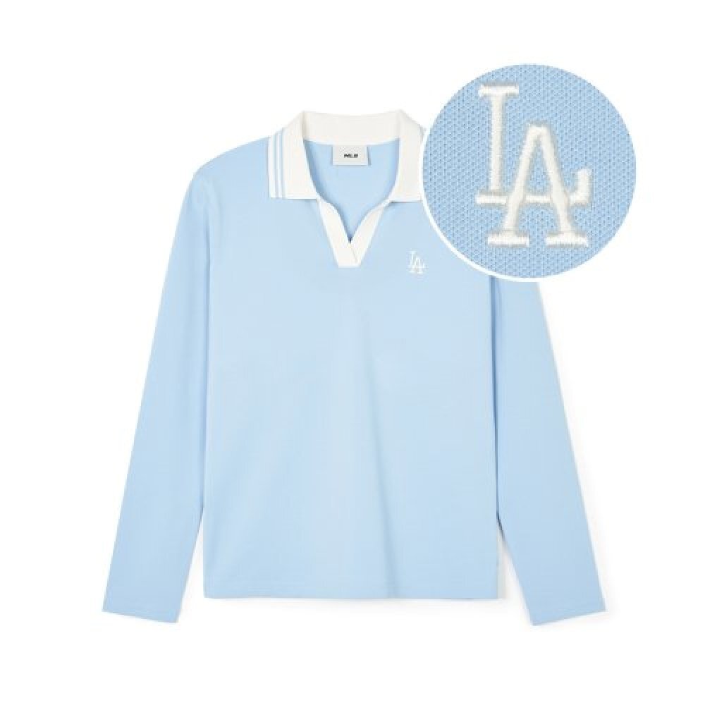 【直播】MLB LL081547 女裝有領長袖上衣