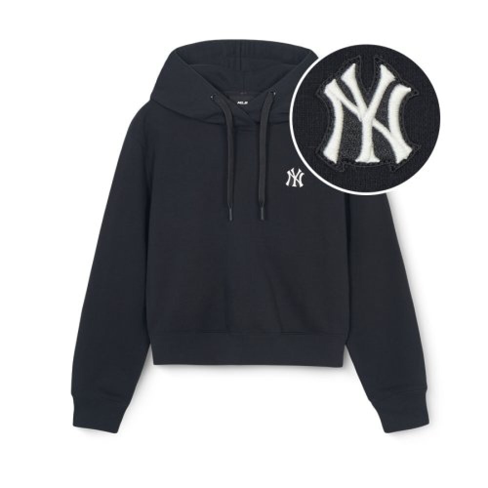 【現貨】MLB LL081550 女裝連帽短款衛衣