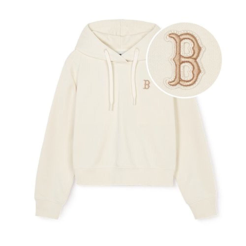 【現貨】MLB LL081550 女裝連帽短款衛衣