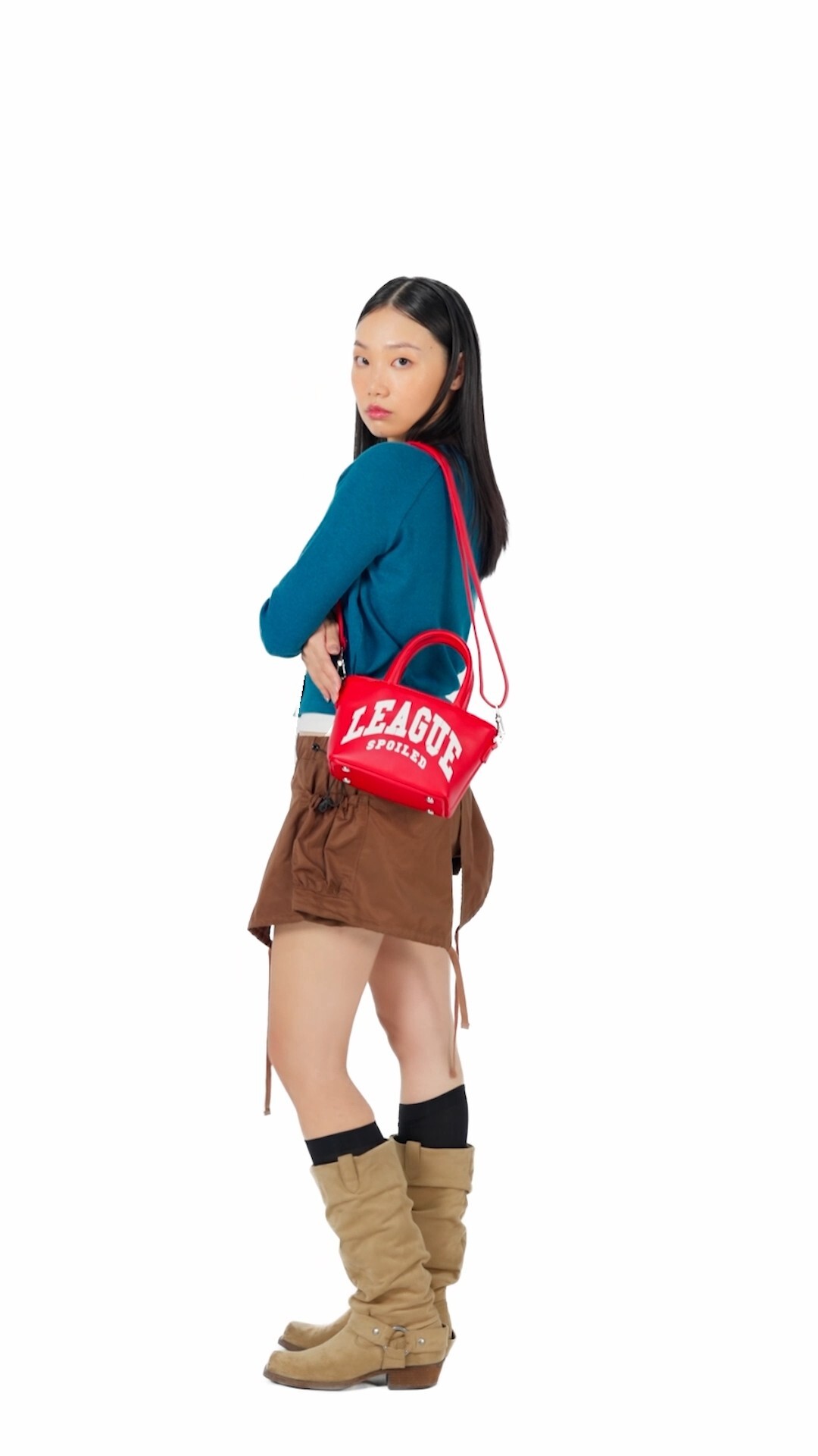 Spoiled MINI LEAGUE BAG ( MATTE ) 霧面 皮革 迷你 肩背 手提包