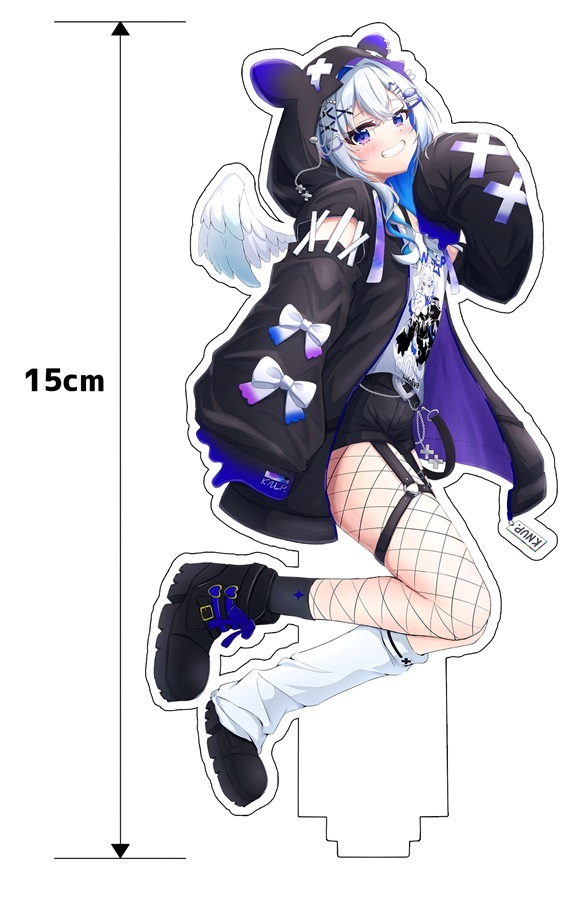 C106「同人代購」「Melonbooks代購」朝物語 - 天音かなた　地雷系衣装　アクリルスタンド【非公式グッズ】