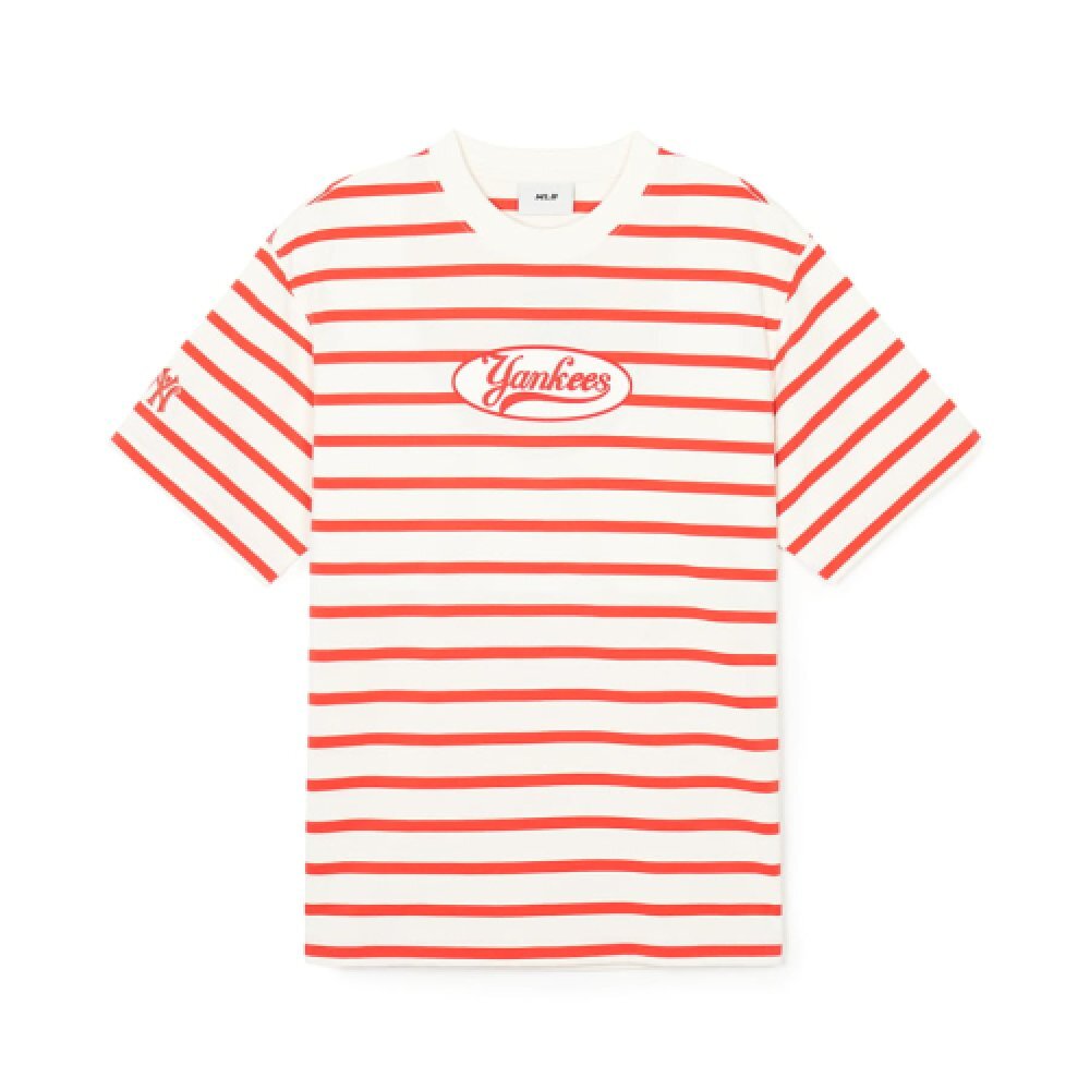 【直播】MLB LL081555 條紋短袖上衣