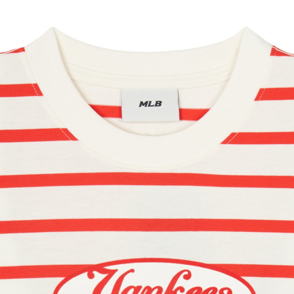 【直播】MLB LL081555 條紋短袖上衣