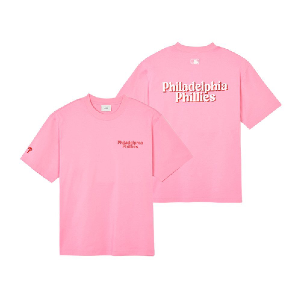 【直播】MLB LL081558 字母印花短袖上衣