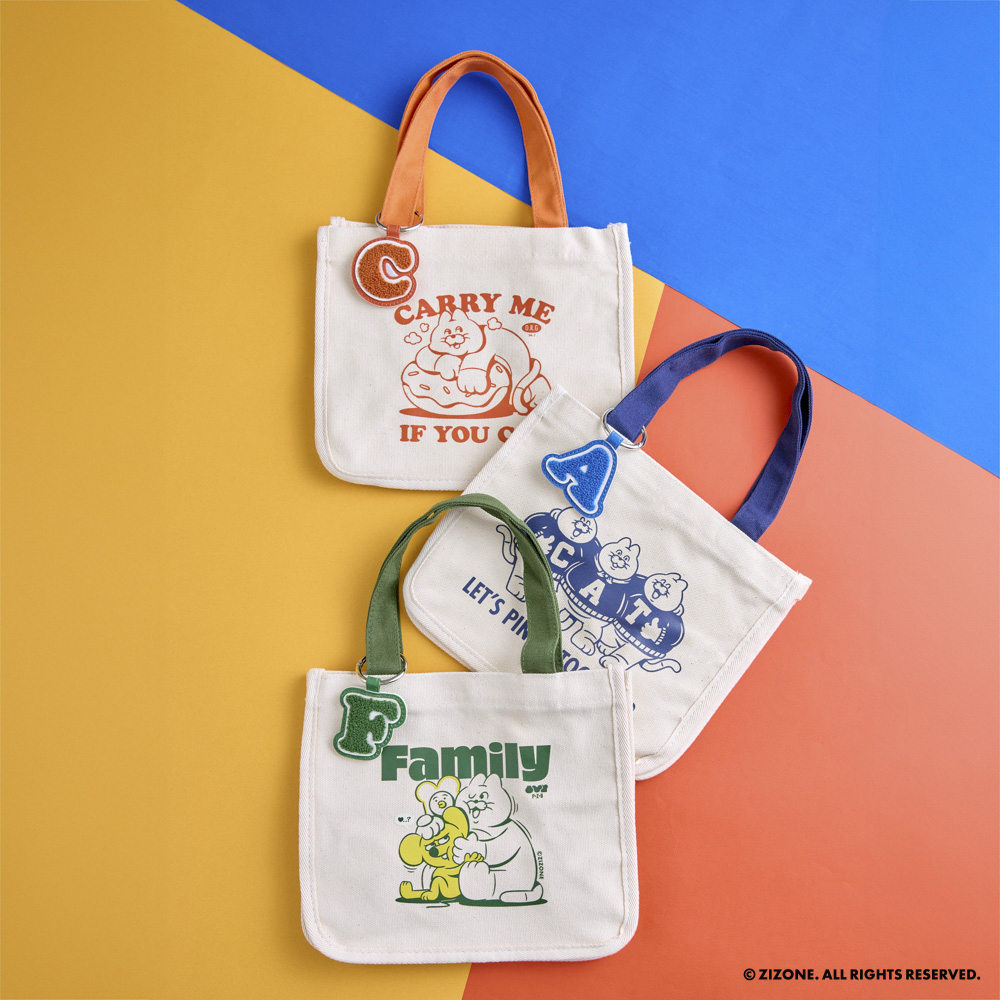 【 ZIZONE 】帆布提袋