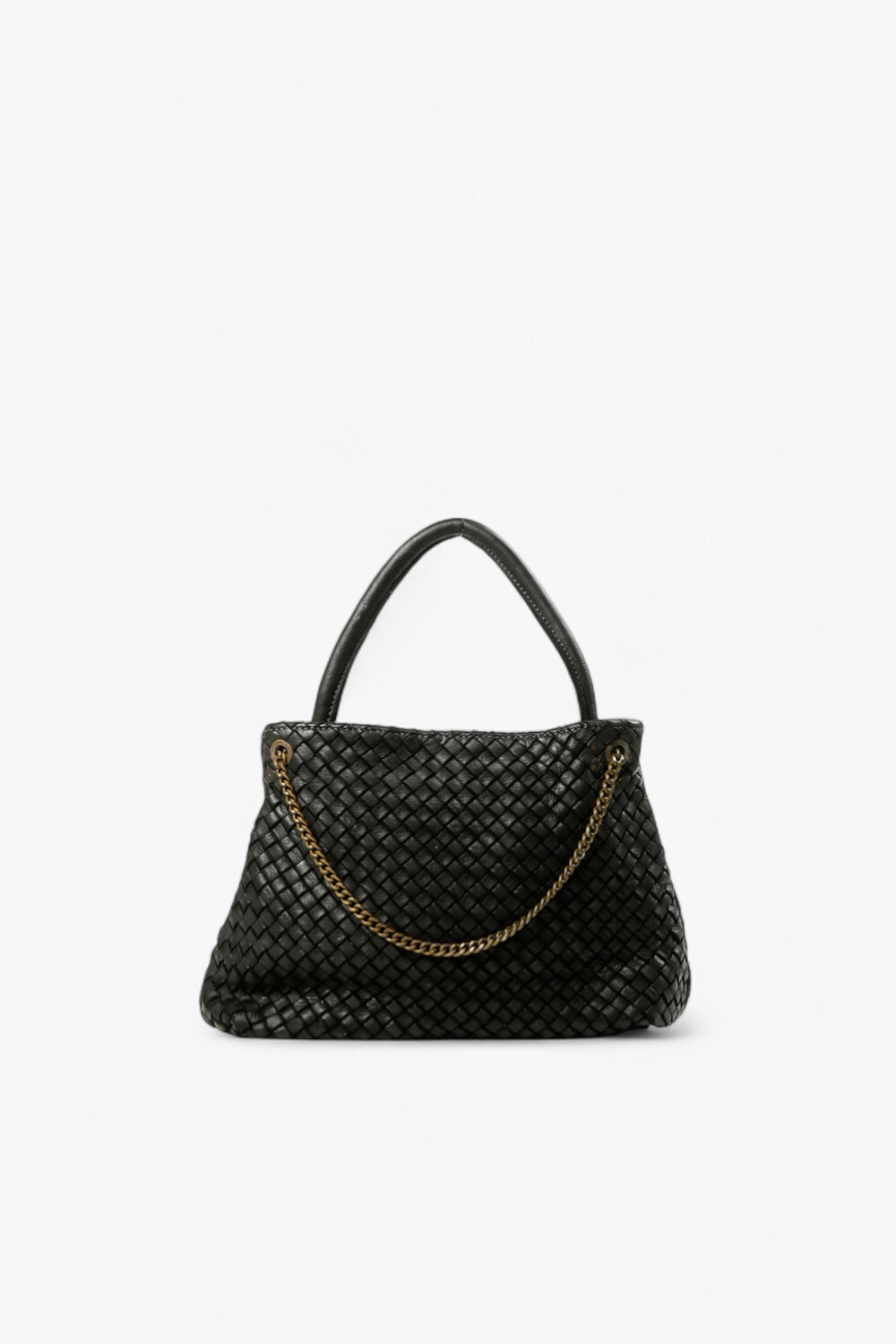 Amalfi 細編織小肩背包 黑色