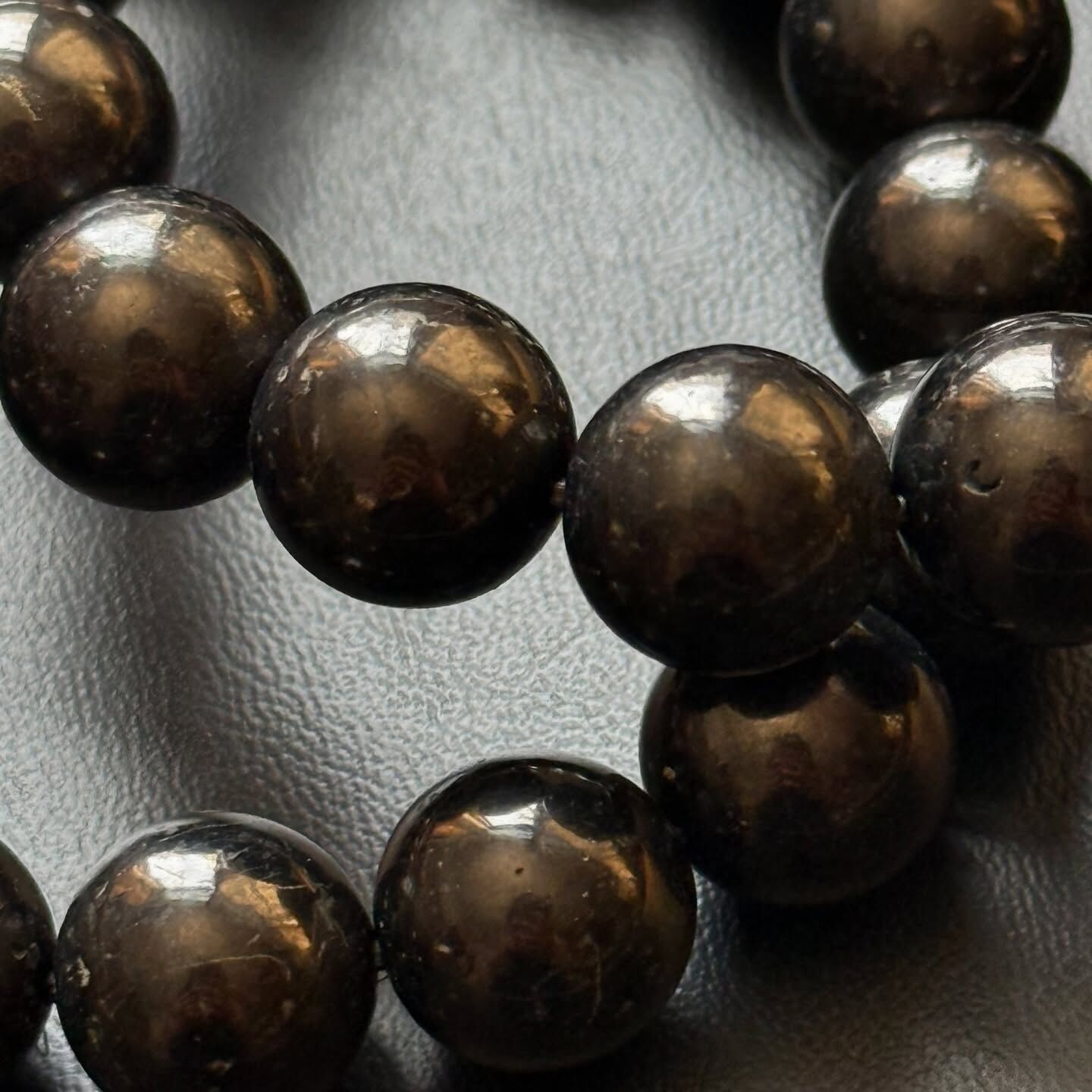 [原石] 次石墨 水晶手串（男款）