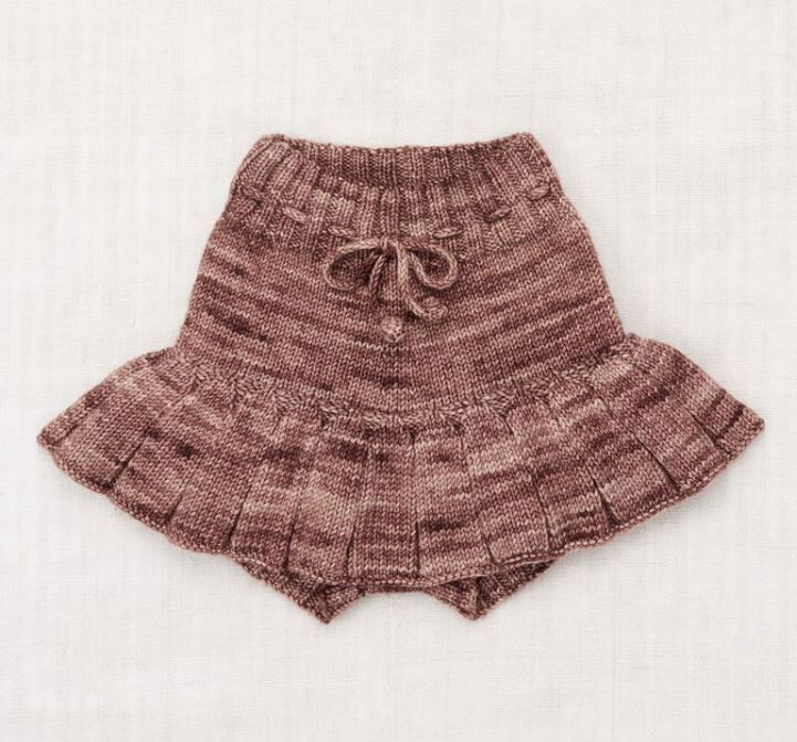 Misha & Puff  針織短褲裙  Skating Pond Skirt - Affogato