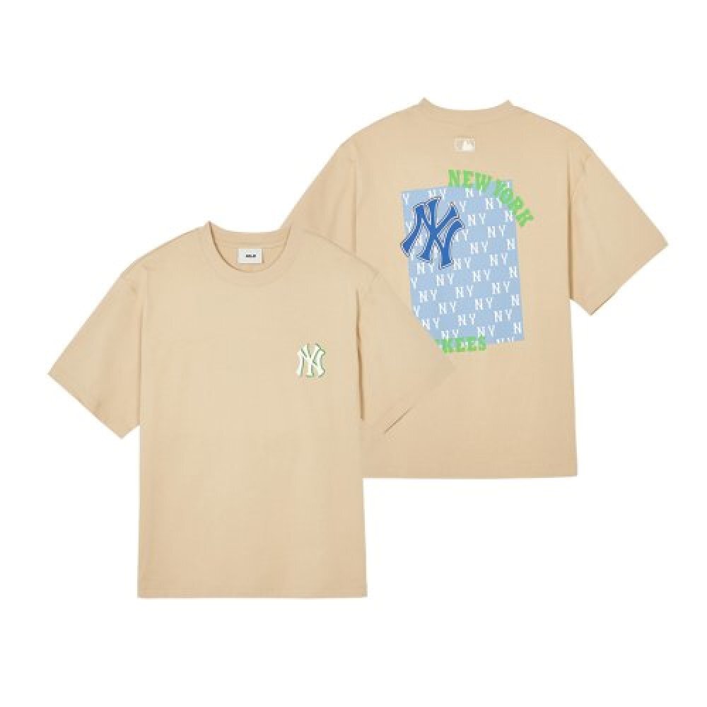 【直播】MLB LL081564 短袖上衣(米色)