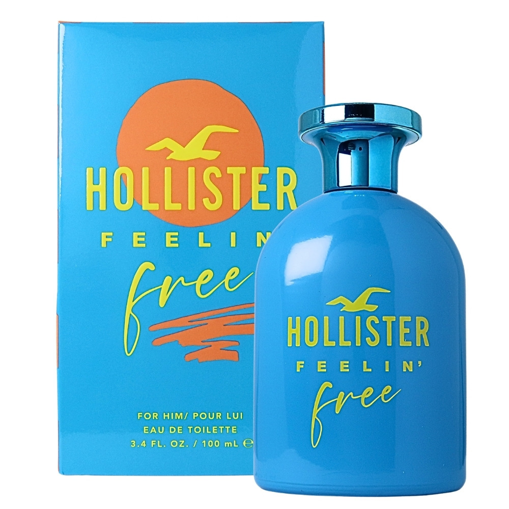 [全新拍照拆膜] Hollister Feelin' Free for Him 自由之悅男性淡香水 EDT 100ml