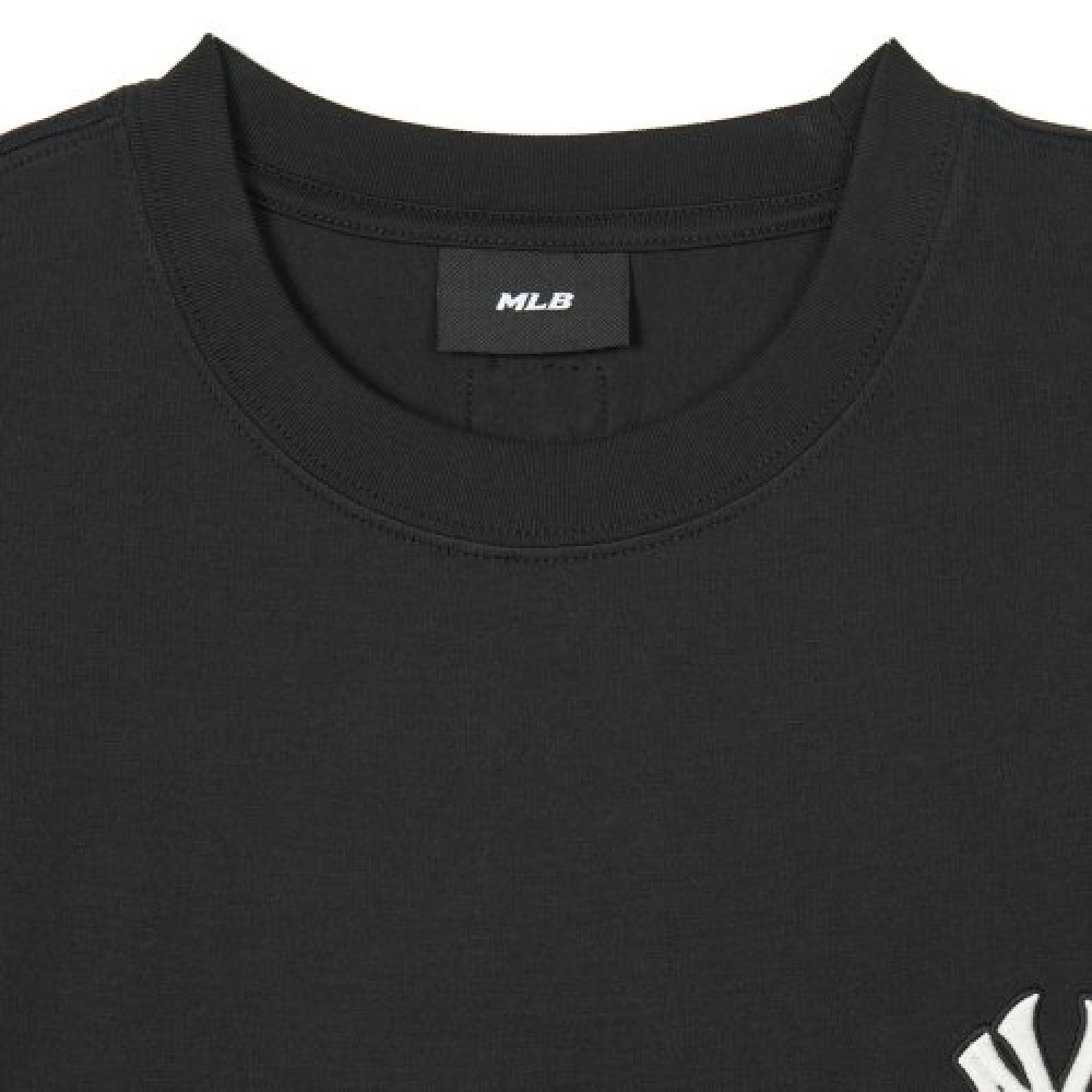 【直播】MLB LL081565 經典款短袖上衣(黑色)