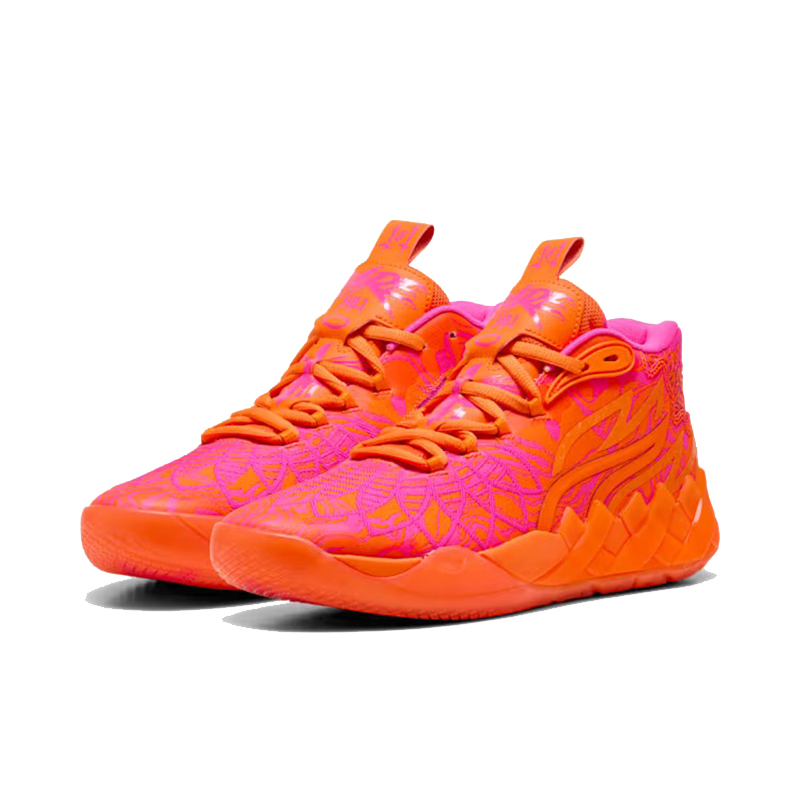 Puma LaMelo Ball MB.01 Mash Up 橘紅 籃球鞋 312855-01